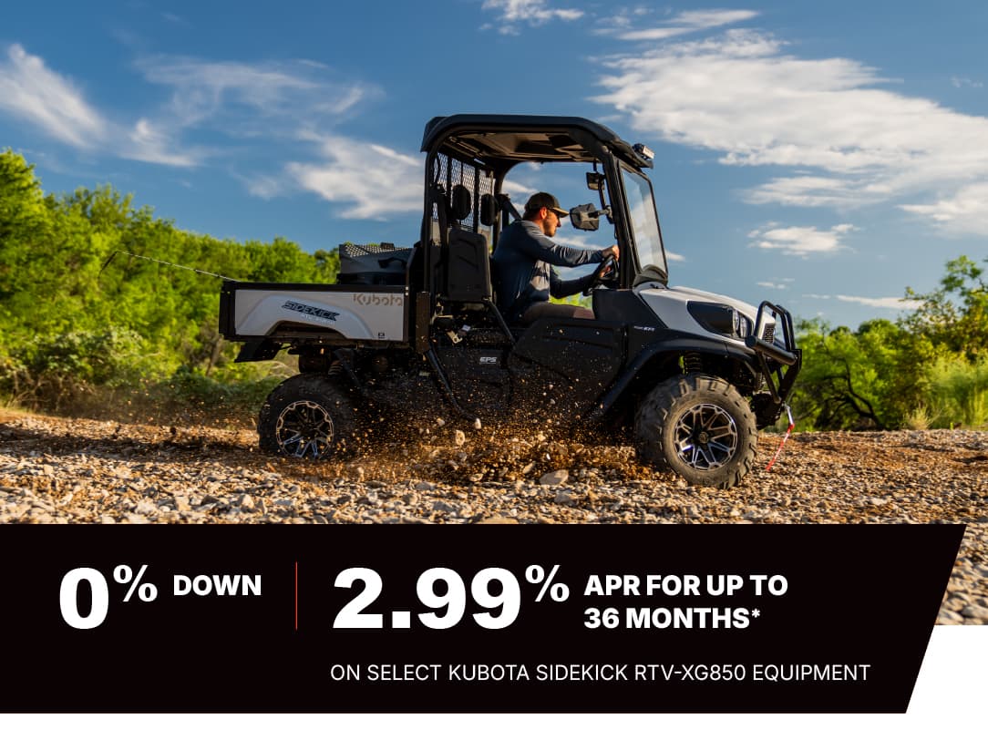 RTV-XG850 SIDEKICK - Rush Kubota